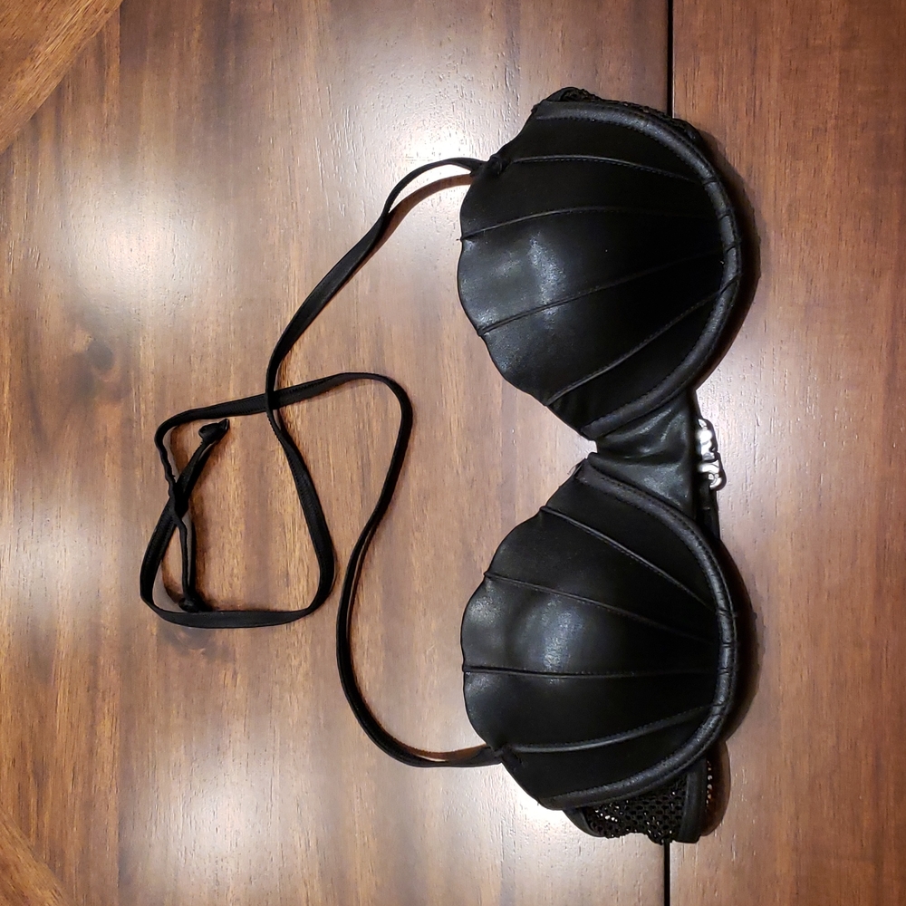 Black Mermaid Bikini Top-Only